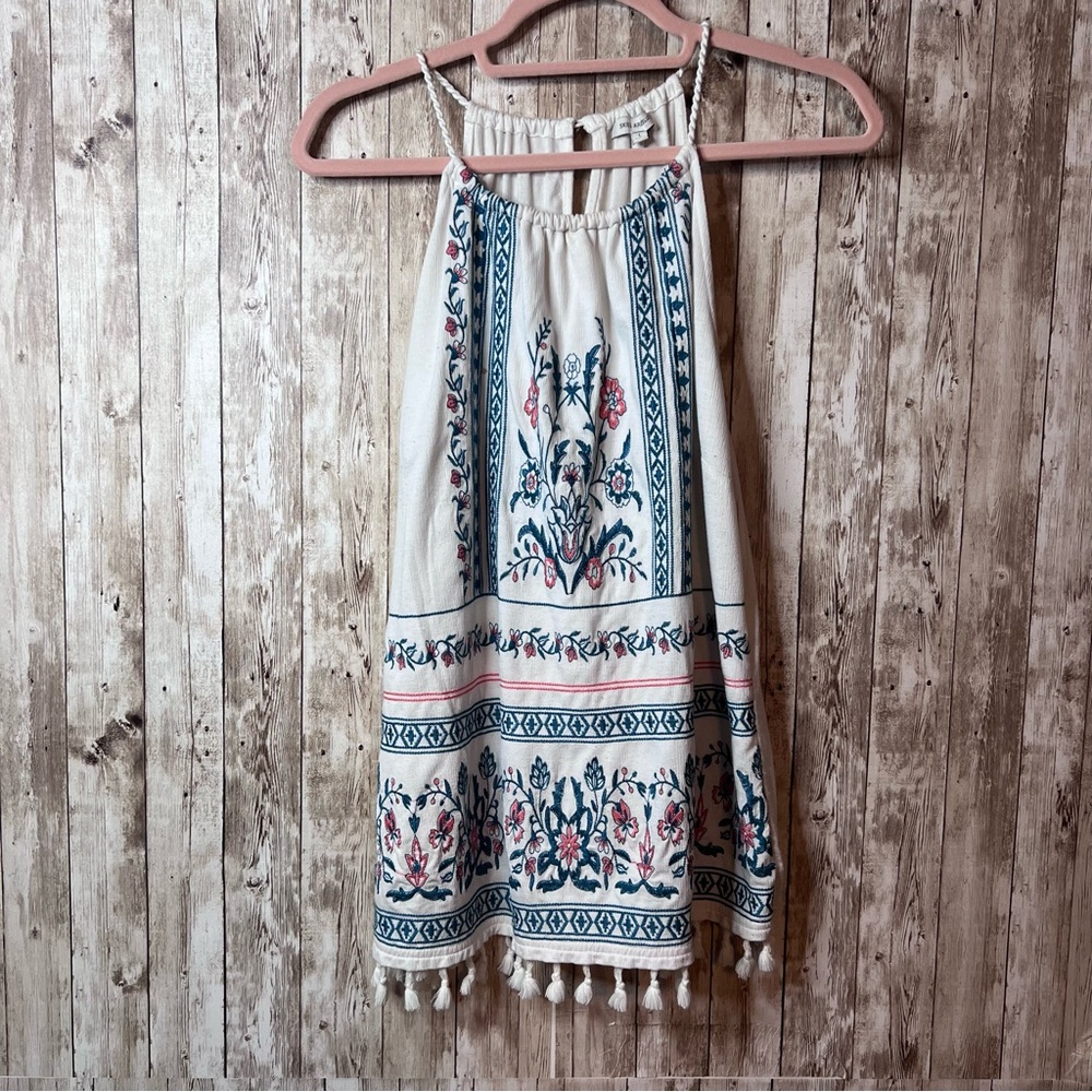 Bohemian Halter Top with Tassels